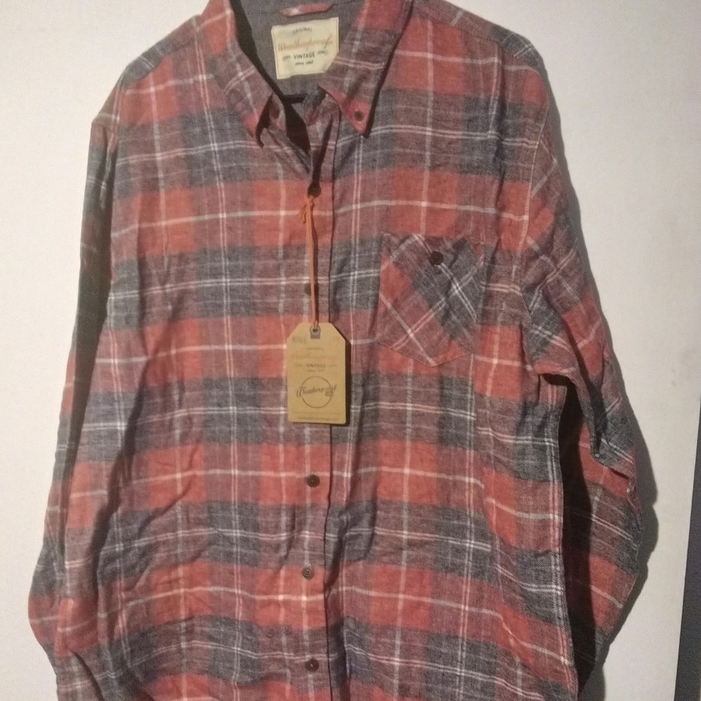 Brand new XL plaid flannel shirt